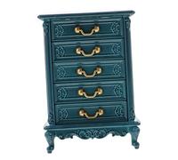 Beaupretty Miniature Dollhouse Cabinet for Sturdy Living Room Tiny Display Storage Wear Resistant Mini House Furniture Accessory for Realistic Doll House Decoration