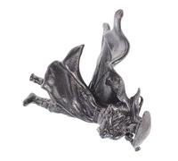 Beaupretty Miniature Figurine Ancient Chinese Warriors 3x2.7x1.1cm Copper Metal Decorative Collectible Historical Elegance for Terrariums and Office Collectors