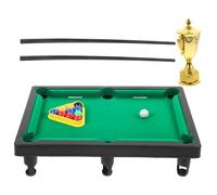 Beaupretty Miniature Tabletop Pool Table Game for Interactive Parent Billiard with Construction Smooth Surface Portable Design to Enhance Hands Skills and Brain Activation