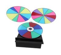 Beaupretty Miniature Tabletop Prize Wheel with Dry Erase Slots Smooth Spinning Mechanism for Fundraisers Meetings Classroom Team Building Activities