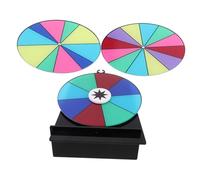 Beaupretty Miniature Tabletop Prize Wheel with Slots Dry Erase Surface for Fundraisers Parties Corporate Events Smooth Spinning Mechanism for Easy Information Management