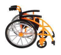 Beaupretty Miniature Wheelchair Set Realistic Foldable Design for Dolls Portable Medical Equipment for Dollhouse Play Enhances Understanding and Empathy