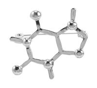 Beaupretty Molecular Brooch Pin Chemistry Jewelry Accessory Brooch Pin Badge for Birthday