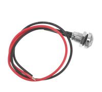 Beaupretty Momentary Push Button Switch for Electric Guitar with 8mm Mounting Diameter, Metal and Rubber Construction, Expressive Tap Kill Switch Control for Gigging and Pickguard Mount Setup