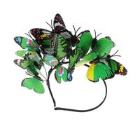Beaupretty Monarch Butterfly Fascinator Headband Lightweight Comfortable Bridal Hair Accessory for Weddings Tea Parties Festivals Stage Performances