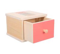 Beaupretty Montessori Color Sorting Box Wooden Educational for Years Old Childsafe Shape Classification Game for Cognitive Development and Fine Motor Skills