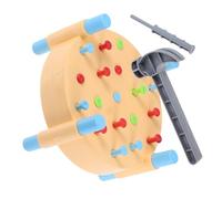 Beaupretty Montessori Hammering Pounding for Colorful Busy Board to Enhance Hand Eye Coordination and Fine Motor Skills for Engaging Learning Activities