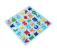 Beaupretty Montessori Wooden Russian Alphabet Puzzle Board for Educational Enhancing Cognitive Development and Russian Letter Recognition for Age Months Learning Tool for Home Daycare and