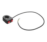 Beaupretty Motorcycle Handlebar Push Button Switch for Atv and Scooter, Alloy and Plastic Construction, Sturdy Build with Effortless Operation, Outdoor Use Headlight Turn Signal Light Control