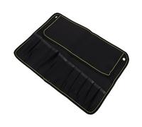 Beaupretty Motorcycle Tool Roll Bags Oxford Wrench Roll up Tool Pouch for Handyman Electrician Plumber Multiple Pockets