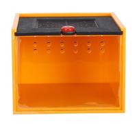 Beaupretty Multi-functional Acrylic Jumping Spider Box with Cover Reptile Breeding Container Portable Insect Habitat Terrarium for Spiders Arachnids and Beetles