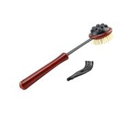 Beaupretty Multifunctional Back Scratcher and Massage Hammer for Body Relaxation, Handheld Knock Bat Massager for Back Health and Stress Relief, Light Brown