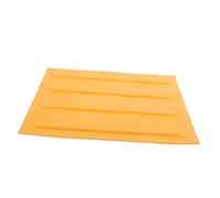 Beaupretty Multifunctional Blind Bricks Solid Orange 30x30cm Tactile Sidewalk Boards Practical Paving Floor Stickers for Visually Impaired Pathways and Garden Walkways