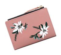 Beaupretty Multifunctional Capacity Womens Wallet with Embroidered Zip Closure Durable Card Organizer Purse for Travel Shopping and Everyday Use Lightweight and Secure with High Grade Zippers