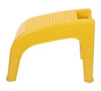 Beaupretty Multifunctional Footstool for Pedicure Yellow Plastic Small Stool Practical Nail Art Tool for Home Foot Care