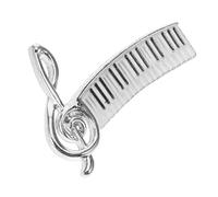 Beaupretty Music Note Brooch Pin Small Zinc Alloy Musical Instrument Lapel Pin for Women Backpacks Clothes Decoration Charming Accessory