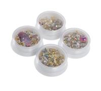 Beaupretty Nail Art Decoration Mixed Seashells Simulation Pearls and Metal Chains for Beach Nail Designs Includes for Women Manicure Supplies