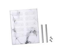Beaupretty Nail Art Display Board Marble Pattern for Salon Practice Use As Nail Sample Display Stand Polish Chart Board for Showcasing Tools