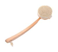 Beaupretty Natural Bristle Back Scrubber Comfortable Wooden Bathing Brush for Exfoliating Skin Long Handle for Cleaning Wet Dry Use Durable Material for Maximum Comfort