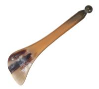 Beaupretty Natural Cattle Horn Gua Sha Massage Board for Face and Eye Detox Scraping Tool, Spa Therapy Facial Massage Tool for Wrinkle Reduction and Skin Relaxation Random Color