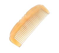 Beaupretty Natural Handmade Sheep Horn Comb Anti-static Massage Hair Comb for Men and Women Smooth Polished Teeth Prevent Tangling
