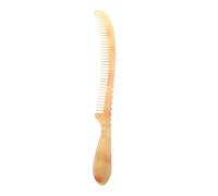 Beaupretty Natural Horn Comb Fine Tooth Massage Scalp Tool for Hair Styling Sheep Horn Hair Brush Static Relief for Daily Use