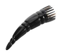 Beaupretty Natural Horn Massage Comb for Scalp Hair Conditioning Gua Sha Tool Traditional Buffalo Bone Comb for Head Spa Meridian Stimulation