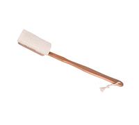Beaupretty Natural Loofah Bath Brush Detachable Long Wooden Handle Exfoliating Shower Scrubber for Men and Women for Back Cleaning