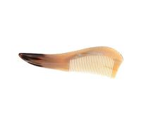 Beaupretty Natural Ox Horn Comb for Scalp Massage Comfortable Massage Scraping Comb for Hair Care Light Horn for Daily Use and Grooming