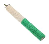 Beaupretty Natural Parrot Perch with Hemp Rope for Bird Cage Accessories, Wooden and Rope Material with Metal Nuts and Built-in Bolts, Sturdy and Not Easy to Break, Suitable for Parrots