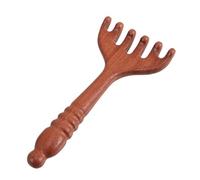 Beaupretty Natural Sandalwood Scalp Massager Hair Comb Wooden Wide Tooth Hair Massager Tool for Indian Head Massage