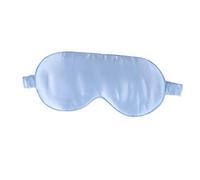 Beaupretty Natural Silk Blindfold Sleeping Eye Patch Adjustable Soft Silk Blinder for Travel Light Blue Eye Mask Blocks Out Light for Napping Camping and Home Use