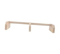 Beaupretty Natural Wooden Bird Stand for Parrots and Chickens Thick Stable Roosting Perch Safe Pet and Playground Accessory for Large Birds Fir Wood and Home Decoration