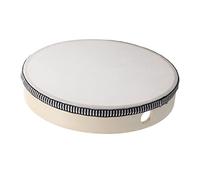 Beaupretty Natural Wooden Tambourine Drum for Large Orff Percussion Musical Educational for Early Learning and Group Play for Rhythm Development