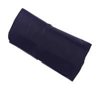 Beaupretty Navy Portable Makeup Brush Bag Rolling Cosmetic Organizer Case Multipurpose Pencil Case Jewelry Pouch Travel Storage for Women