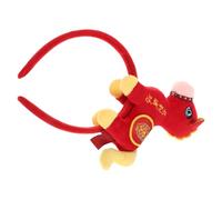 Beaupretty New Year's Eve Headband Celebration Hair Hoops Festive Horse Year Design Lightweight Plastic Cloth Comfortable Wear Ages New Year Celebrations Photo Props 2026