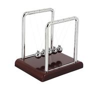 Beaupretty Newton's Cradle Desk Toy for Physics Education Balance Energy Conservation Demonstration Perpetual Motion Swinging Balls Stress Relief Office Decor for Students and Teachers