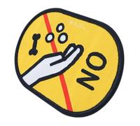 Beaupretty No Feeding Warning Patch for Pet Harness, Removable Identification Label Tape for Dog and Puppy Leash, Social Alert Sticker for Cats and Dogs on Walks