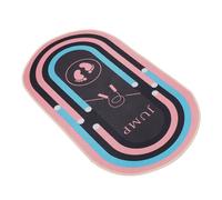 Beaupretty Noise Reduction Workout Shock Absorption Jump Mat Sport Mat Oval Polyester Silicone Material Shock Absorbing Minimizes Impact on Joints for Jump Training Sessions and Pilates Home
