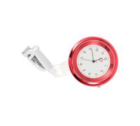 Beaupretty Nurse Pocket Watch Brooch Colorful Medical Fob Watch for Nurses Red Pin Design Easy-to-Read Dial 9x4.4cm Size