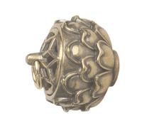 Beaupretty Openable Brass Aromatherapy Diffuser Pendant Ball Necklace DIY Hanging Aroma Charm for Women’S Scented Jewelry