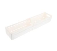 Beaupretty Organize Your Space Japanese Style Telescopic Storage Box Plastic Makeup Organizer Expandable Drawer Basket Vanities Countertop Lipstick Retractable Partitions