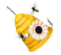 Beaupretty Outdoor Hanging Bird House Parrot Nesting Box Garden Decoration Versatile Space-saving Park Ornament for Birdwatchers and Backyard Wildlife