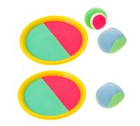 Beaupretty Paddle Tennis Ball Toss and Catch Game for Adults Orange Catch Boards with Soft Balls Interactive Family Outdoor Sport for Parents Play Random Color