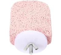 Beaupretty Parrot Perch Stand for Birdcage with Rough Surface Paw Grinding Stick, Cherry Blossom Pink Bird Cage Mount Rod Accessory for Cockatiels and Parakeets