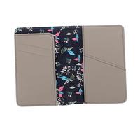 Beaupretty Passport Holder with RFID Protection Compact Travel Document Organizer for Cards Essentials Lightweight Car Document Storage Case Stylish Floral Design