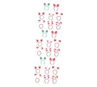 Beaupretty Pcs Hair Bands Christmas Hair for Snowflake Hair Hoop Christmas Head Bopper Cute Headbands Christmas Hair Decor Womens Headband Party Headwear Head Band Christmas Headdress