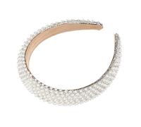 Beaupretty Pcs Luxury Baroque Headband Rhinestone Pearl Design Stylish Women's Hair Accessory