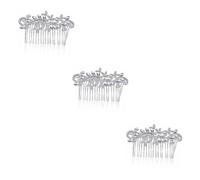Beaupretty Pcs Women's Rhinestone Hair Comb Headpiece Bridal Crystal Hair Accessory for Wedding Special Events