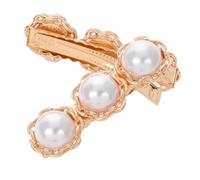 Beaupretty Pearl Hair Clip Elegant Side Clips for Women Versatile Hair Accessories with Timeless Vintage Design for Weddings Parties and Everyday Wear